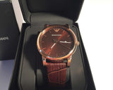 Emporio Armani Luigi Classic Brown Dial Brown Leather Strap Watch For Men - AR2503 Buy Now By Emporio Armani