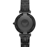 Emporio Armani Gianni T Bar Analog Black Dial Black Steel Strap Watch For Men - AR11299 Buy Now By Emporio Armani