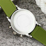 Emporio Armani Chronograph White Dial Green Rubber Strap Watch For Men - AR11022 Buy Now By Emporio Armani