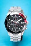 Emporio Armani Chronograph Black Dial Silver Stainless Steel Watch For Men - AR5855 Buy Now By Emporio Armani