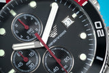 Emporio Armani Chronograph Black Dial Silver Stainless Steel Watch For Men - AR5855 Buy Now By Emporio Armani