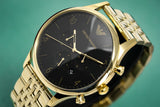 Emporio Armani Classic Chronograph Black Dial Gold Steel Strap Watch For Men - AR1893 Buy Now By Emporio Armani