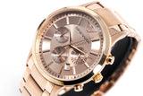 Emporio Armani Classic Rose Gold Chronograph Steel Strap Watch For Men - AR2452 Buy Now By Emporio Armani