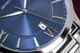 Emporio Armani Giovanni Quartz Blue Dial Silver Steel Strap Watch For Men - AR11227 Buy Now By Emporio Armani