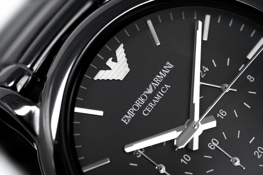 Emporio Armani Luigi Chronograph Black Dial Black Stainless Steel Watch For Men - AR1507 Buy Now By Emporio Armani