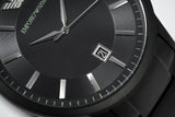 Emporio Armani Renato Quartz Black Dial Black Steel Strap Watch For Men - AR11079 Buy Now By Emporio Armani