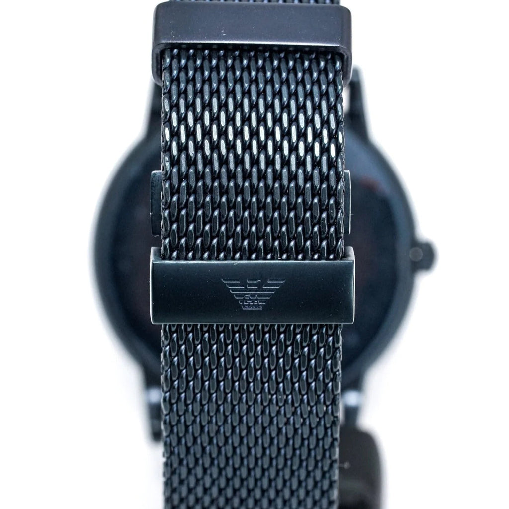 Emporio Armani Luigi Quartz White Dial Blue Mesh Bracelet Watch For Men - AR11025 Buy Now By Emporio Armani
