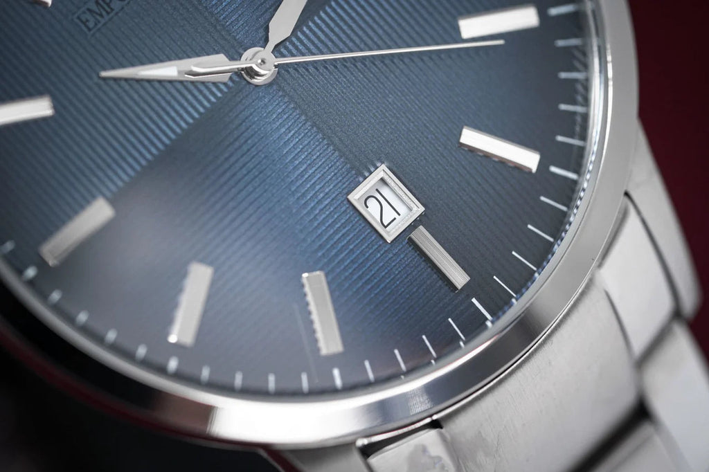 Emporio Armani Renato Quartz Blue Dial Silver Steel Strap Watch For Men - AR11182 Buy Now By Emporio Armani