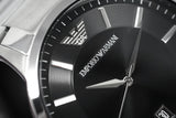 Emporio Armani Sportivo Black Dial Silver Stainless Steel Watch For Men - AR2457 Buy Now By Emporio Armani