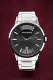 Emporio Armani Sportivo Black Dial Silver Stainless Steel Watch For Men - AR2457 Buy Now By Emporio Armani