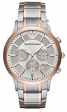 Emporio Armani Renato Gray Dial Gray Steel Strap Watch For Men - AR11077 Buy Now By Emporio Armani