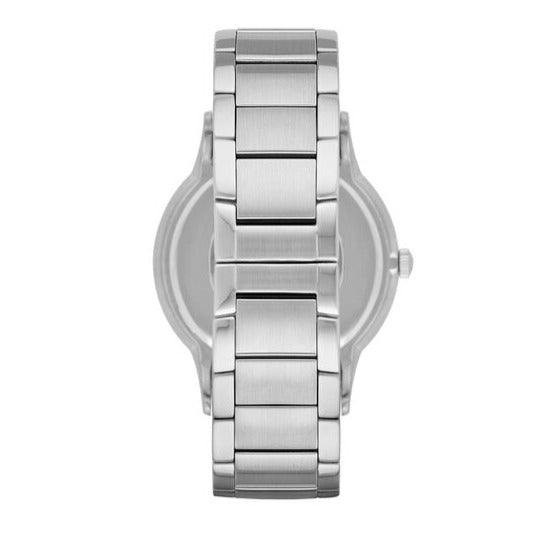 Emporio Armani Renato Quartz Black Dial Silver Steel Strap Watch For Men - AR11179 Buy Now By Emporio Armani