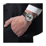 Emporio Armani Gianni White Dial Black Leather Strap Watch For Men - AR0385 Buy Now By Emporio Armani