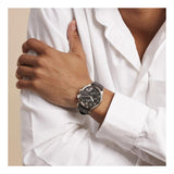 Emporio Armani Paolo Chronograph Black Dial Black Leather Strap Watch For Men - AR11530 Buy Now By Emporio Armani