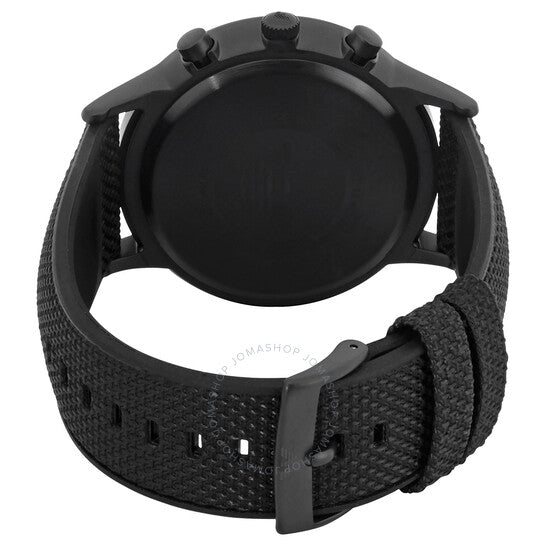 Emporio Armani Renato Chronograph Black Dial Black Nylon Strap Watch For Men - AR11457 Buy Now By Emporio Armani