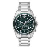 Emporio Armani Sportivo Chronograph Blue Dial Silver Steel Strap Watch For Men - AR6090 Buy Now By Emporio Armani