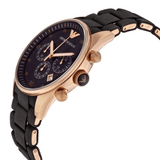 Emporio Armani Sportivo Black Dial Black Steel Strap Watch For Men - AR5905 Buy Now By Emporio Armani