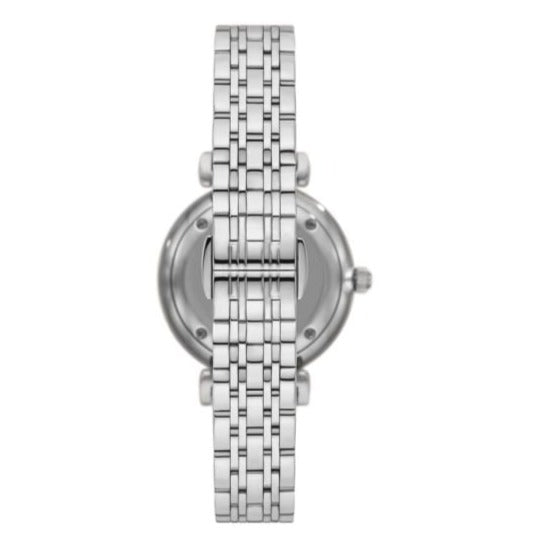 Emporio Armani Gianni T-Bar Quartz Blue Dial Silver Steel Strap Watch For Women - AR11594 Buy Now By Emporio Armani