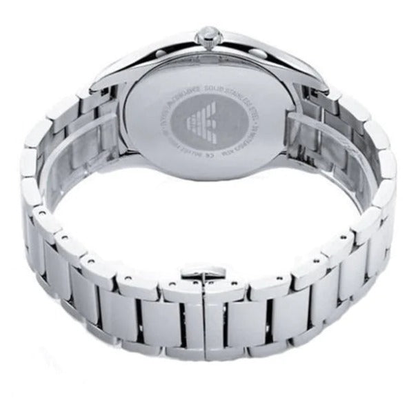 Emporio Armani Valente Quartz Black Dial Silver Steel Strap Watch For Men - AR11086 Buy Now By Emporio Armani
