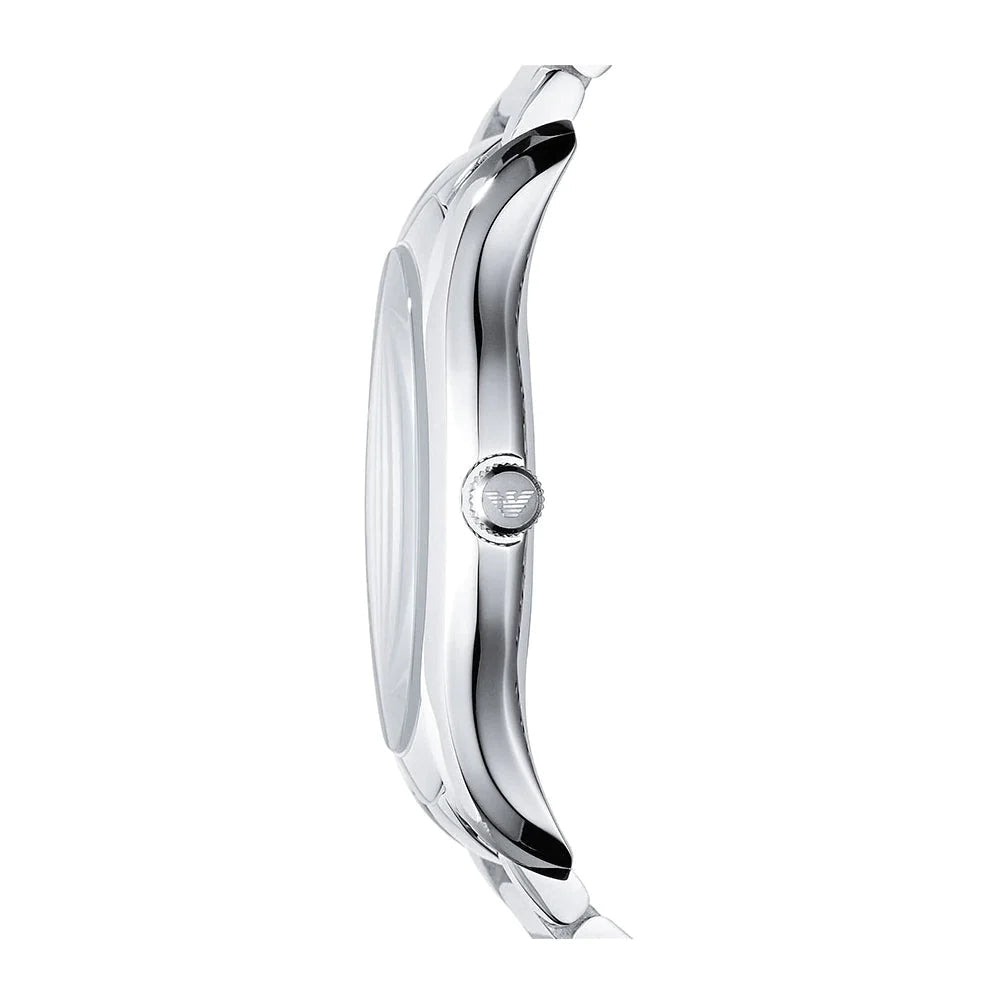 Emporio Armani Valente Quartz Black Dial Silver Steel Strap Watch For Men - AR11086 Buy Now By Emporio Armani