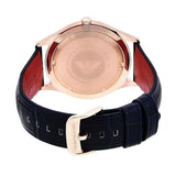 Emporio Armani Classic Silver Dial Blue Leather Strap Watch For Men - AR11131 Buy Now By Emporio Armani