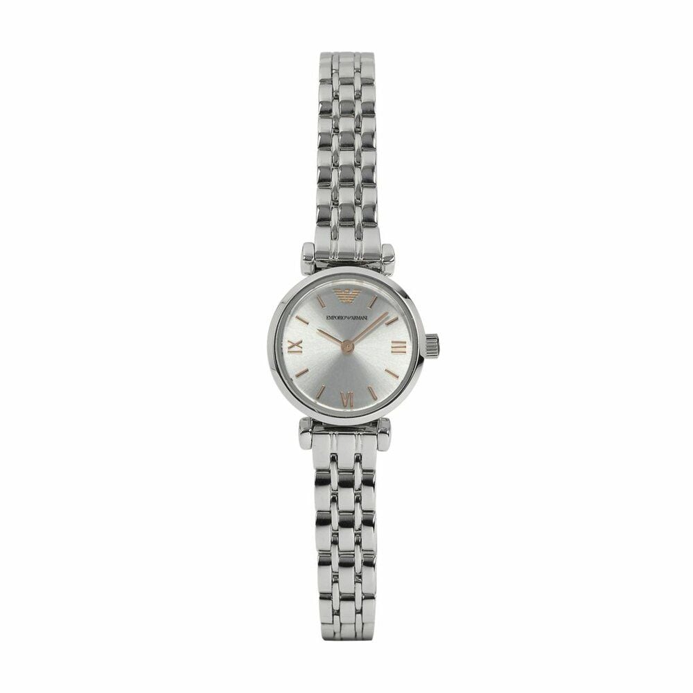 Emporio Armani Gianni T Bar Quartz Silver Dial Silver Steel Strap Watch For Women - AR1935 Buy Now By Emporio Armani