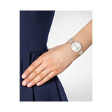 Emporio Armani Kappa Rose Gold & White Dial Beige Nude Leather Strap Watch For Women - AR2510 Buy Now By Emporio Armani