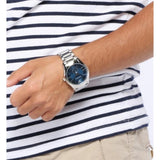 Emporio Armani Valente Quartz Blue Dial Silver Steel Strap Watch For Men - AR11085 Buy Now By Emporio Armani