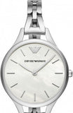 Emporio Armani Aurora Mother Of Pearl White Dial Silver Steel Strap Watch For Women - AR11054 Buy Now By Emporio Armani