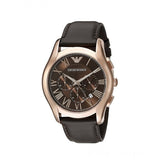 Emporio Armani Chronograph Brown Dial Brown Leather Strap Watch For Men - AR1701 Buy Now By Emporio Armani