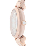 Emporio Armani Gianni T-Bar Mother of Pearl Dial Rose Gold Steel Strap Watch For Women - AR11203 Buy Now By Emporio Armani