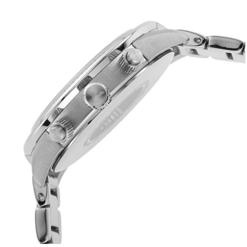 Emporio Armani Mario Chronograph Blue Dial Silver Steel Strap Watch For Men - AR11306 Buy Now By Emporio Armani