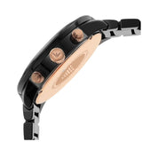 Emporio Armani Mario Ceramic Chronograph Black Dial Black Steel Strap Watch For Men - AR70002 Buy Now By Emporio Armani