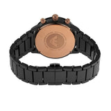 Emporio Armani Mario Ceramic Chronograph Black Dial Black Steel Strap Watch For Men - AR70002 Buy Now By Emporio Armani