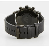 Emporio Armani Dress Chronograph Black Dial Black Leather Strap Watch For Men - AR1918 Buy Now By Emporio Armani