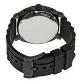 Fossil Machine Chronograph Black Dial Black Silicone Strap Watch for Men - FS4487 Buy Now By Fossil
