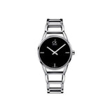Calvin Klein Stately Black Dial Silver Steel Strap Watch for Women - K3G2312S Buy Now By Calvin Klein