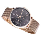 Tommy Hilfiger Brooklyn Grey Dial Gold Mesh Bracelet Watch for Men - 1791506 Buy Now By Tommy Hilfiger