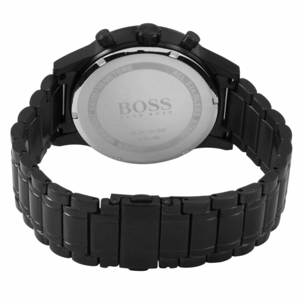 Hugo Boss Onyx Black Dial Black Steel Strap Watch for Men - 1513365 Buy Now By Hugo Boss
