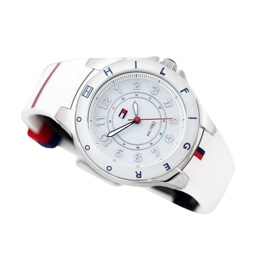 Tommy Hilfiger White Dial White Rubber Strap Watch for Women - 1781271 Buy Now By Tommy Hilfiger
