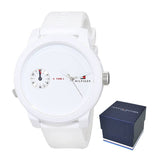 Tommy Hilfiger Denim White Dial White Rubber Strap Watch for Men - 1791324 Buy Now By Tommy Hilfiger