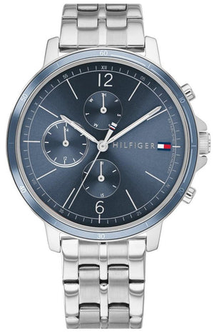 Tommy Hilfiger Casual Quartz Blue Dial Silver Steel Strap Watch For Women - 1782188 Buy Now By Tommy Hilfiger