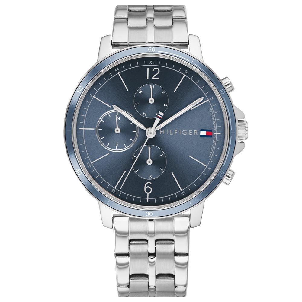 Tommy Hilfiger Casual Quartz Blue Dial Silver Steel Strap Watch For Women - 1782188 Buy Now By Tommy Hilfiger