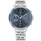 Tommy Hilfiger Casual Quartz Blue Dial Silver Steel Strap Watch For Women - 1782188 Buy Now By Tommy Hilfiger