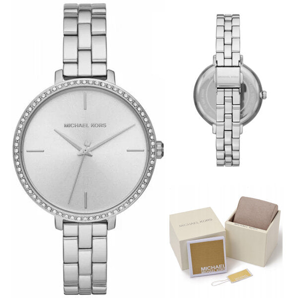Michael Kors Charley Quartz Silver Dial Silver Steel Strap Watch for Women - MK4398 Buy Now By Michael Kors