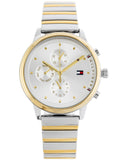 Tommy Hilfiger Blake Silver Dial Two Tone Steel Strap Watch for Women - 1781908 Buy Now By Tommy Hilfiger