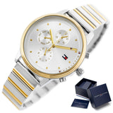 Tommy Hilfiger Blake Silver Dial Two Tone Steel Strap Watch for Women - 1781908 Buy Now By Tommy Hilfiger