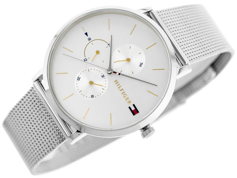 Tommy Hilfiger Jenna Quartz Silver Dial Silver Mesh Bracelet Watch For Women - 1781942 Buy Now By Tommy Hilfiger