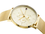 Tommy Hilfiger Jenna Quartz White Dial Gold Mesh Bracelet Watch For Women - 1781943 Buy Now By Tommy Hilfiger