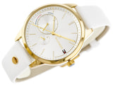 Tommy Hilfiger Brooklyn Quartz White Dial White Leather Strap Watch for Women - 1782018 Buy Now By Tommy Hilfiger